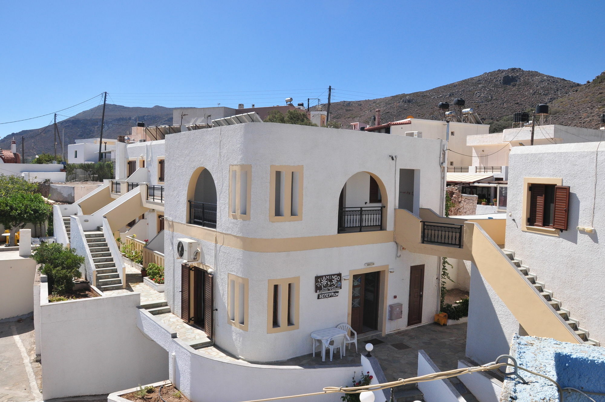 Flamingo Apartments Palekastro Buitenkant foto